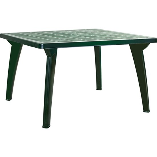 фото Стол Ddstyle пластиковый Солнце прямоугольный (зеленый)