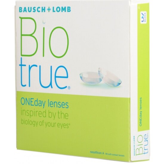   BAUSCH & LOMB Biotrue ONEday 90 pk (-3.25/8.6/14.2)