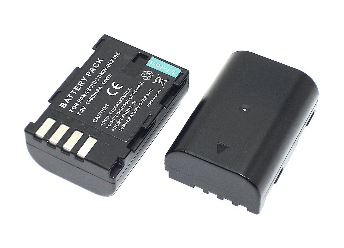 Аккумуляторная батарея для фотоаппарата Panasonic Lumix DMC (DMW-BLF19) 7.4V 1860mAh