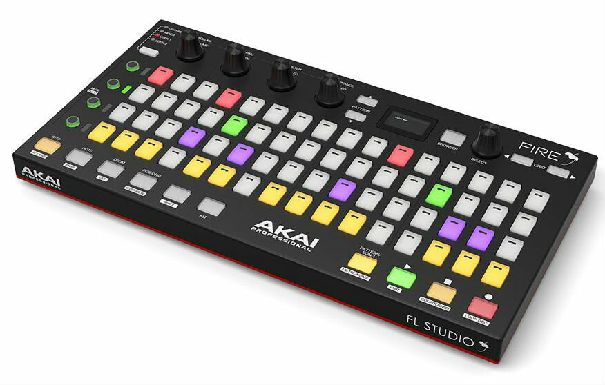 AKAI PRO FIRE (CONTROLLER ONLY) USB   FL Studio, 64 Clip Launch,  