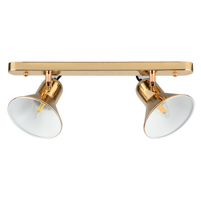 фото Спот hiper angelo 2х60вт e27 золотой