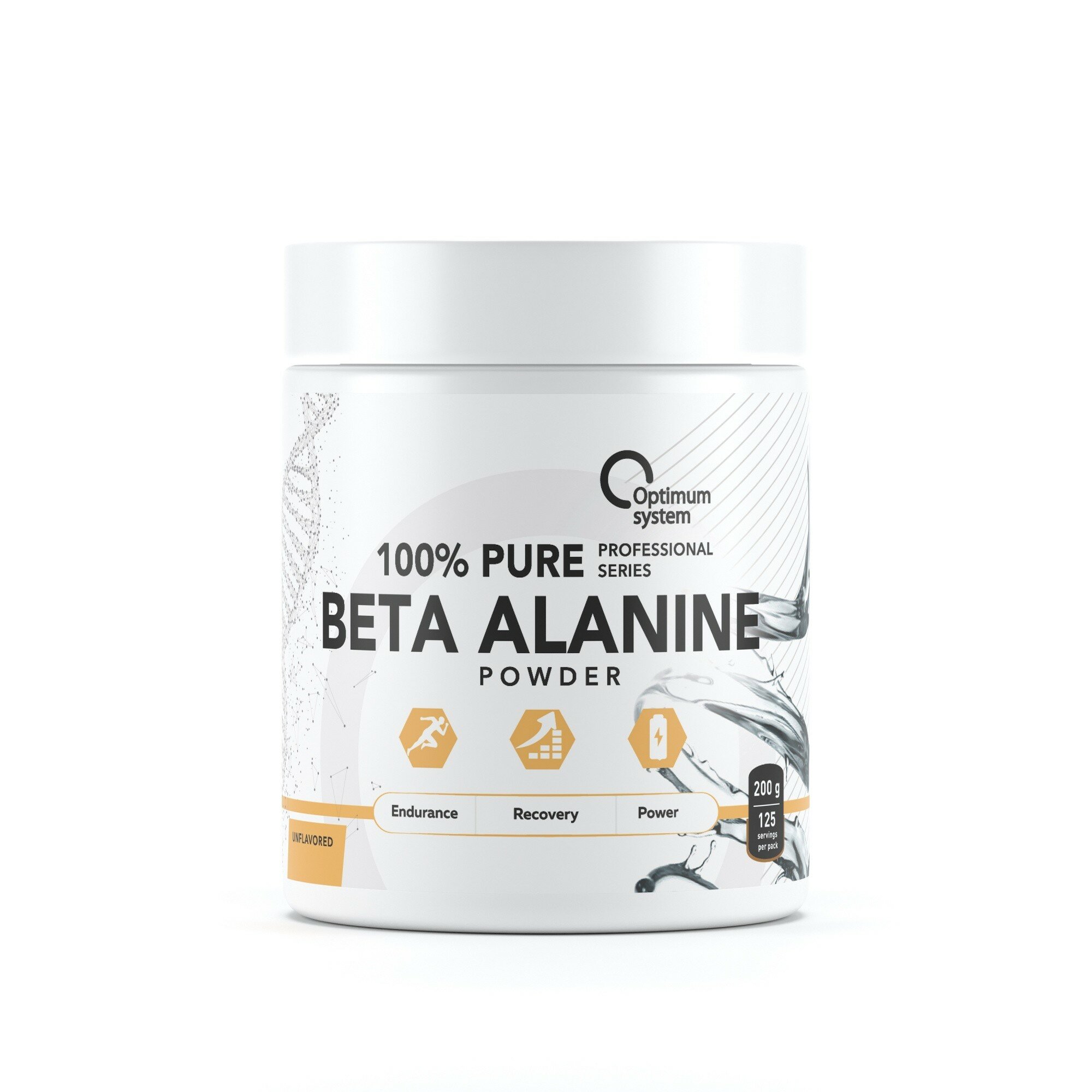 Optimum System 100% Pure Beta-Alanine, 200 г (Без ароматизатора)