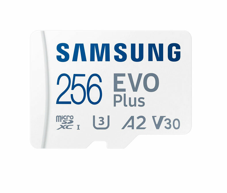 Карта памяти Samsung EVO Plus microSDXC Memory Card 256Gb Class10