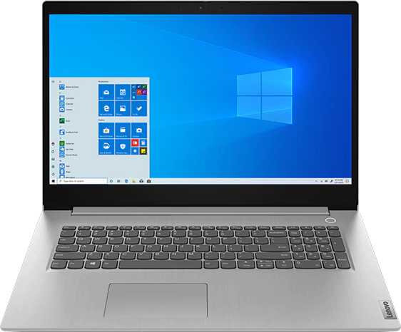 Ноутбук Lenovo IdeaPad 3 17ITL6 (82H9008YRU) grey, 17.3" TN (HD+/Celeron/4Gb/128GbSSD/W10)