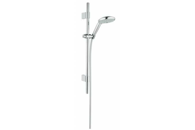 Душевой гарнитур GROHE Rainshower 130 (ручной душ, штанга 600 мм, шланг 1750 мм), хром (28767001)
