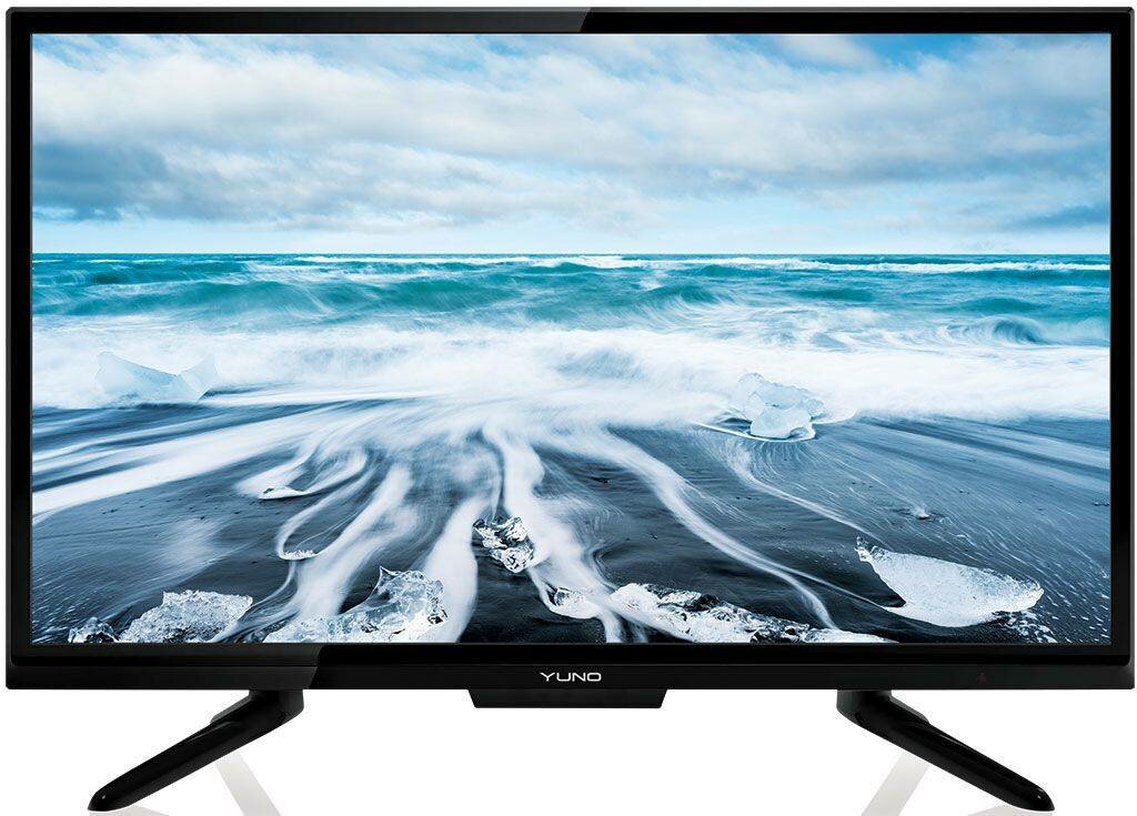 Телевизор Yuno ULM-24TC111, 24", HD, черный