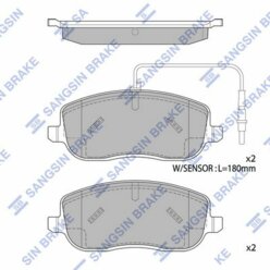 Колодки тормозные передние Peugeot Expert/807 96>06 Citroen C8/Jumpy 95>06 Fiat Scudo/Ulysse 96>11 SANGSIN SP1852