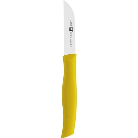 Нож ZWILLING TWIN Grip для чистки овощей, желтый, 80 мм
