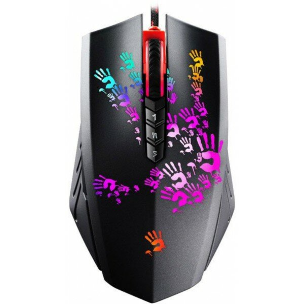 Мышь A4Tech Bloody A60 Blazing черный оптическая (4000dpi) USB2.0 игровая (8but)