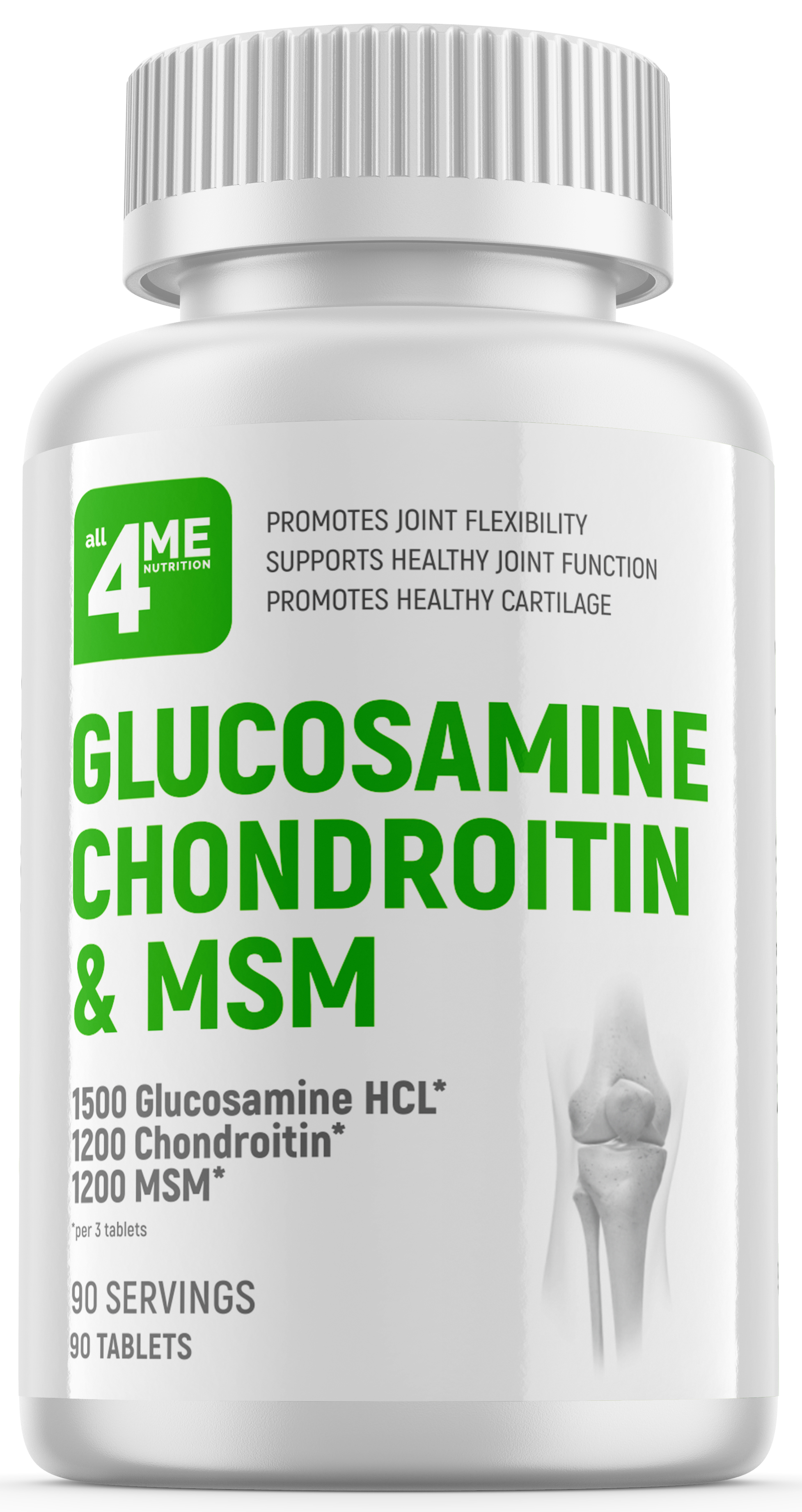 All4me Glucosamine Chondroitin MSM 90 таб