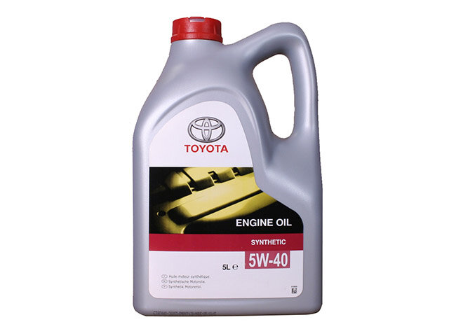 Масло TOYOTA ENGINE OIL SAE 5W-40 5л (синтетика) 0888080375GO