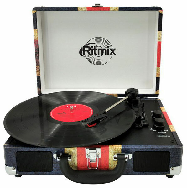 Проигрыватель виниловых дисков Ritmix LP-120B UK Flag