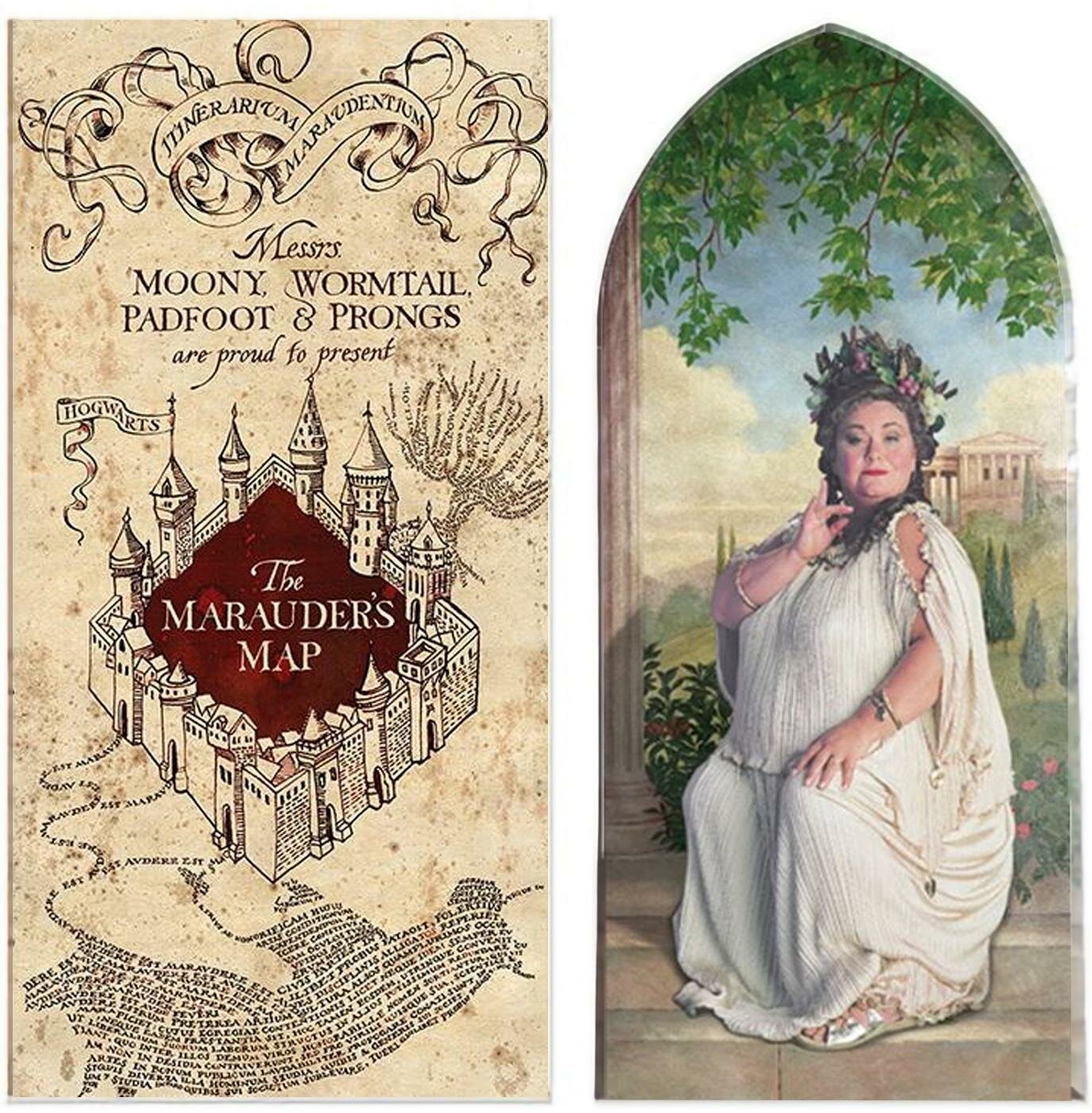 Магниты Cinereplicas: Карта мародеров (Marauders Map) Гарри Поттер (Harry Potter) (4895205606845) 2 шт