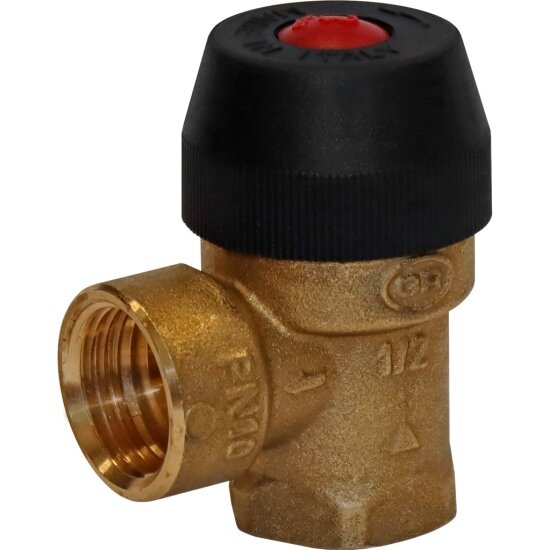 Предохранительный клапан Stout для отопления 6 бар 1/2"х1/2" (487.160) SVS-0010-016015