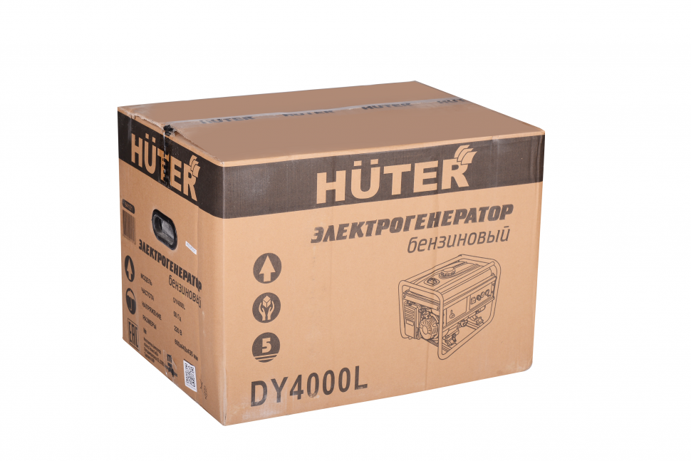 Портативный бензогенератор HUTER DY4000L - фотография № 8