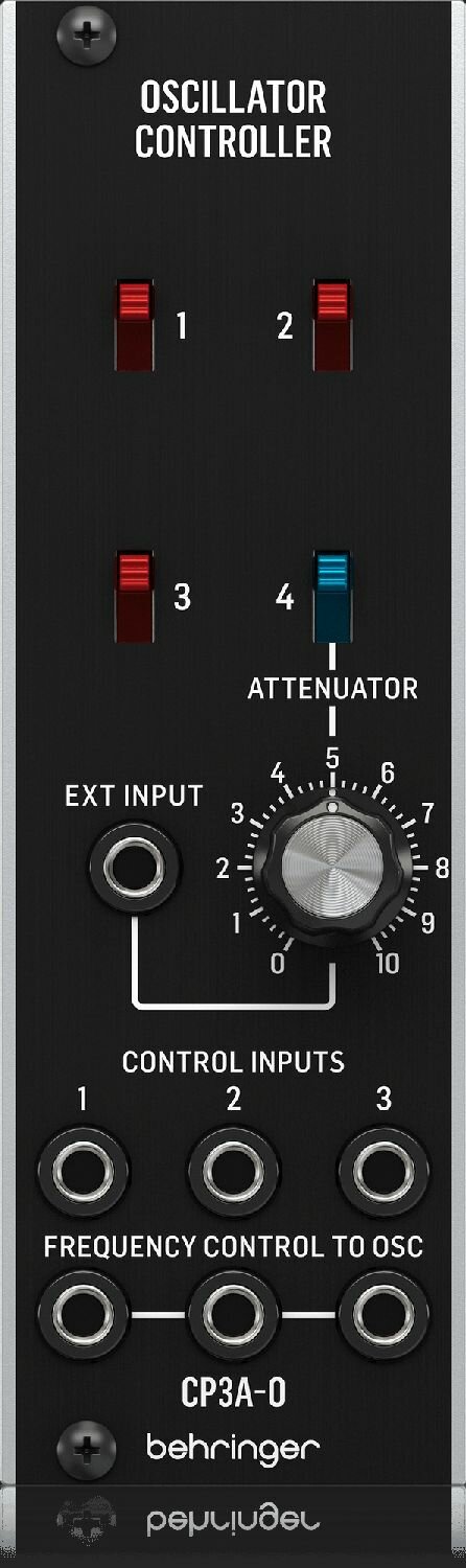 BEHRINGER CP3A-O OSCILLATOR CONTROLLER модуль контроля напряжения осциляторов 3 входа формат Eurorack