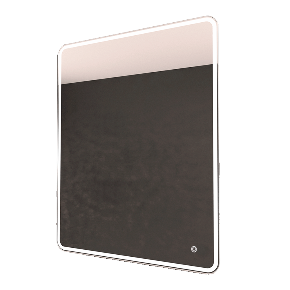 фото Зеркало с подсветкой и часами Art&Max Parma AM-Par-600-800-DS-F