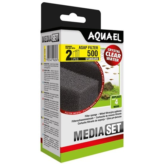 Губки сменные для фильтра AQUAEL ASAP FILTER 500 (2 шт.) крупнопористые