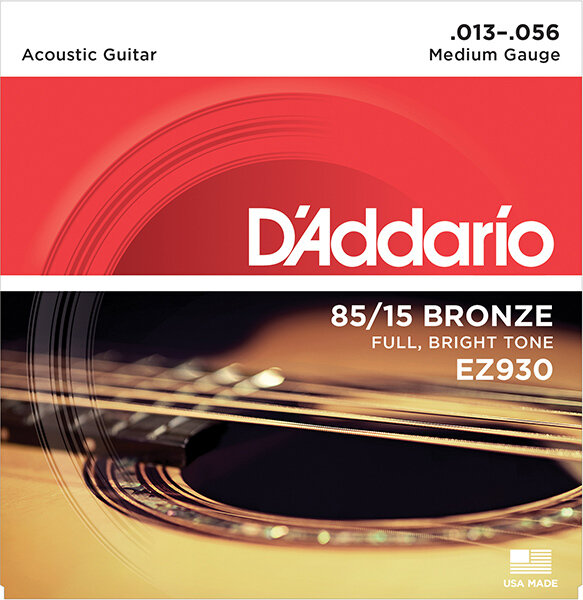 Струны для акустической гитары 13-56 D'ADDARIO EZ930