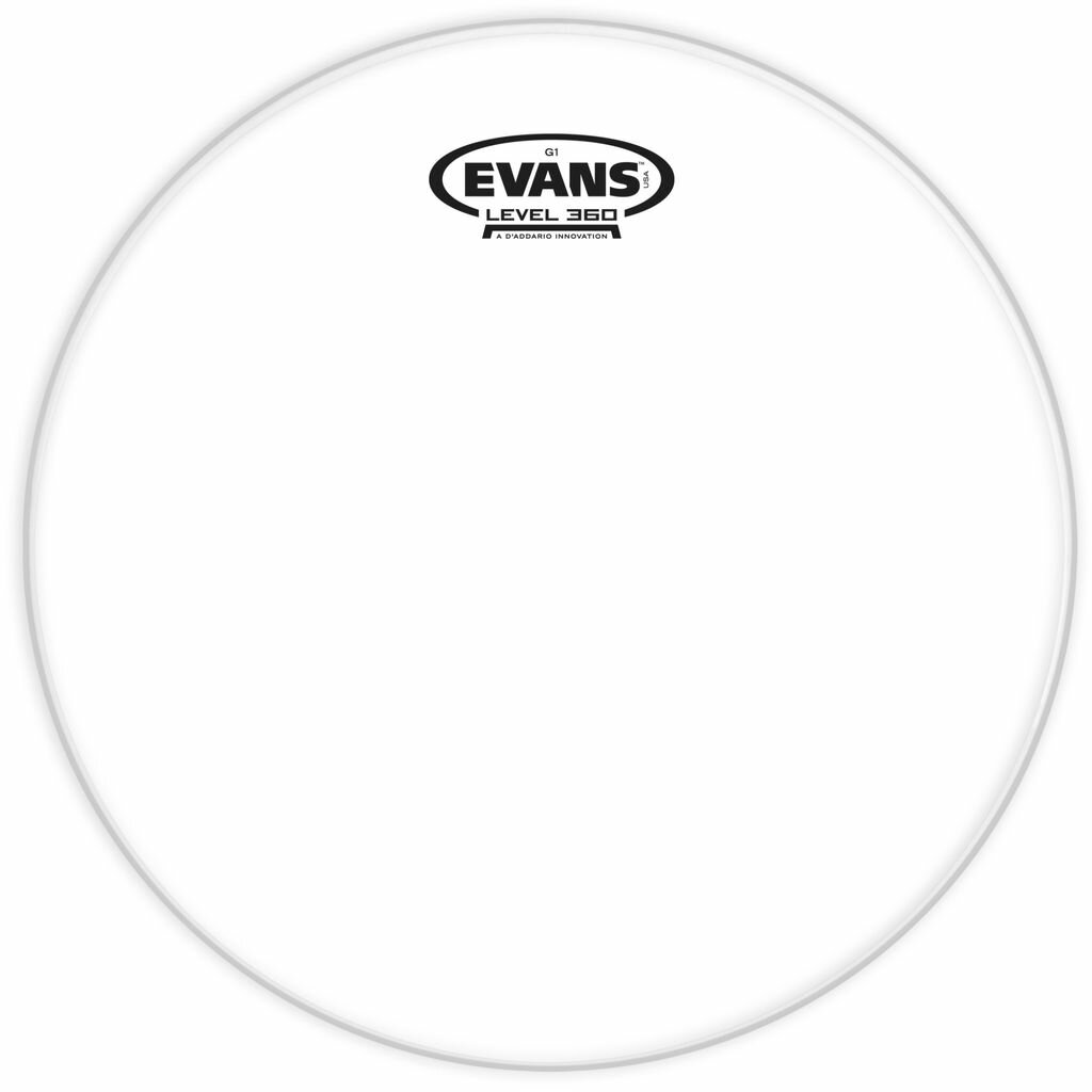 Evans TT14G1 Genera G1 Clear пластик 14'' для том тома однослойный, прозрачный