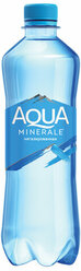 Вода негазированная питьевая AQUA MINERALE (Аква Минерале), комплект 24 шт., 0.5 л, пластиковая бутылка, 340038166