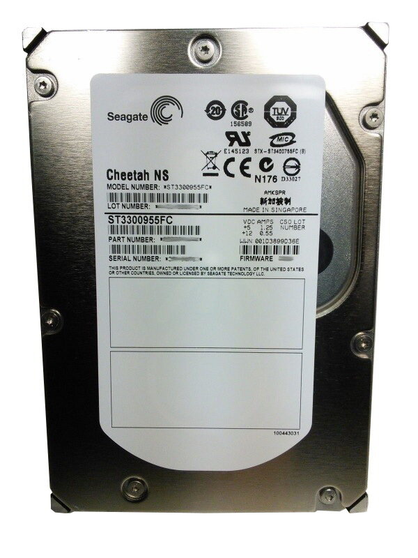   Seagate   Seagate Cheetah FC 300GB (10K/4Gbs/16Mb) ST3300955FC