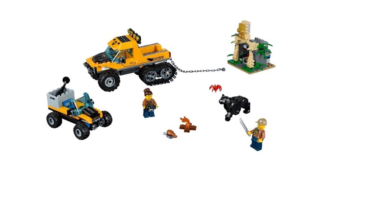 Конструктор пластиковый Город "CITY" "Миссия Исследование джунглей" BELA (397 деталей)