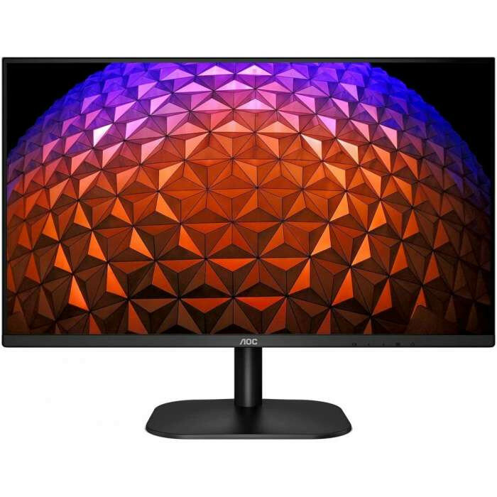 Монитор 27" AOC 27B2H 1920x1080@75Hz IPS LED 16:9 7ms VGA HDMI 20M:1 178/178 250cd 1000:1 Tilt Black ( 27B2H,дисплей ЖК, LCD, Full HD,D-Sub )