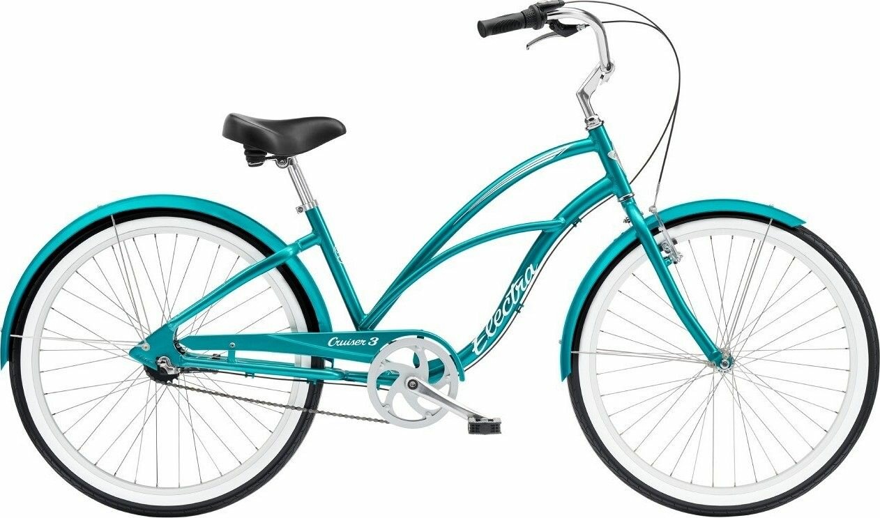 фото Велосипед Electra Cruiser 3i Step Thru (Велосипед Electra Cruiser 3i 26" зеленый, 5271213)