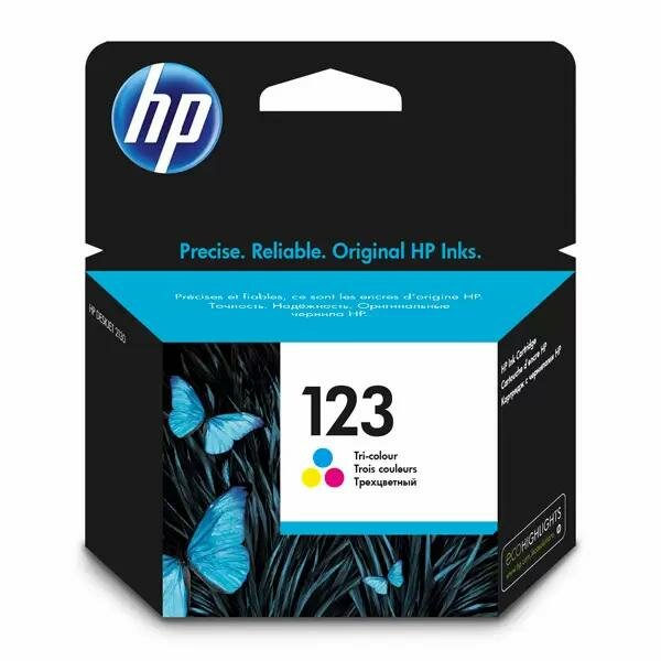 Картридж струйный HP 123 F6V16AE многоцветный