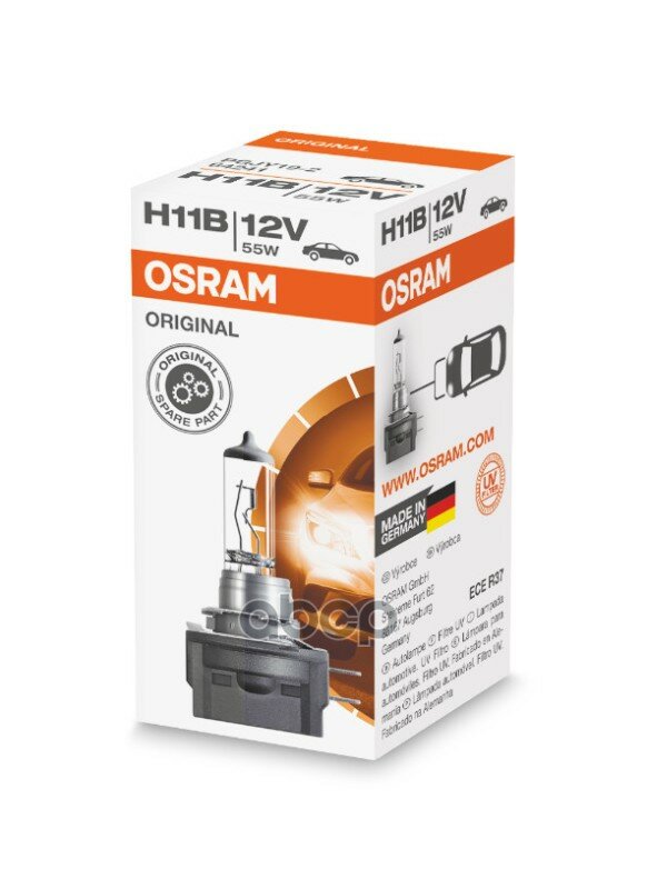 Лампа Г/С H11b (55w) Pgjy19-2 Original 12v 64241 4008321054654 Osram арт. 64241