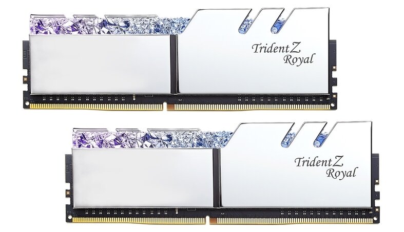 Оперативная память G.Skill TRIDENT Z ROYAL SILVER DDR4 32GB (2x16GB) 4000MHz (F4-4000C19D-3