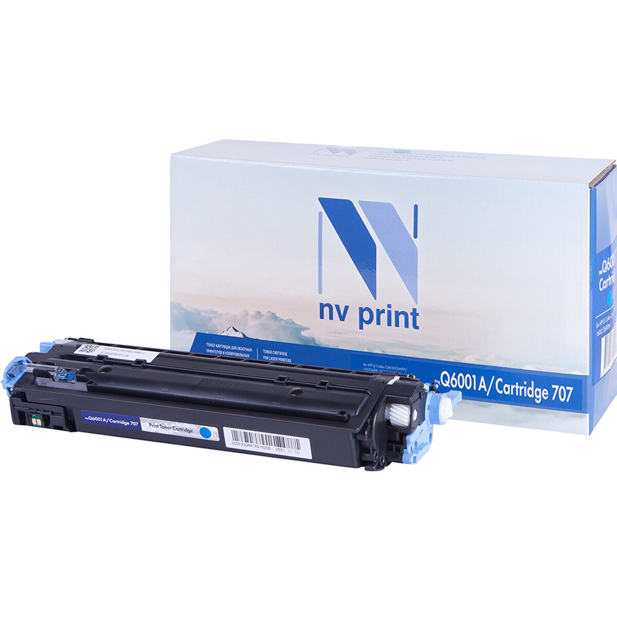 NV Print Картридж NVP совместимый NV-Q6001A/NV-707 Cyan универсальные