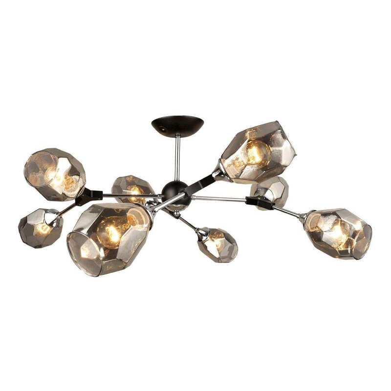 фото Потолочная люстра IMEX MD.4209-8-S CH+BK