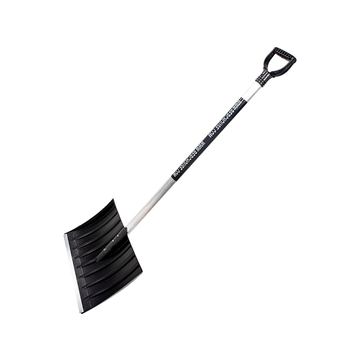 Лопата для уборки снега Berchouse №4 с алюминиевым черенком пластик 450 x 320 мм