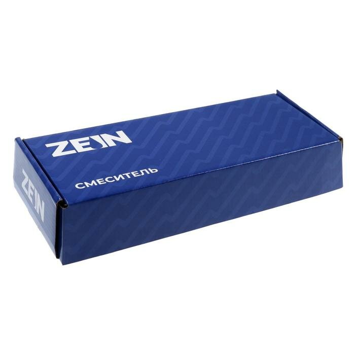 Моносмеситель ZEIN Z10380102, кран-букса керамика 3/8", пластик, без подводки, хром - фотография № 3