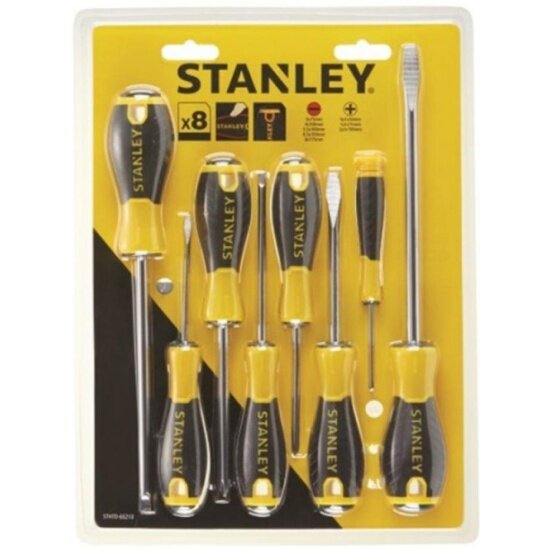 Набор отверток STANLEY HAND TOOLS STANLEY 0-60-210 ESSENTIAL из 8-ми шт