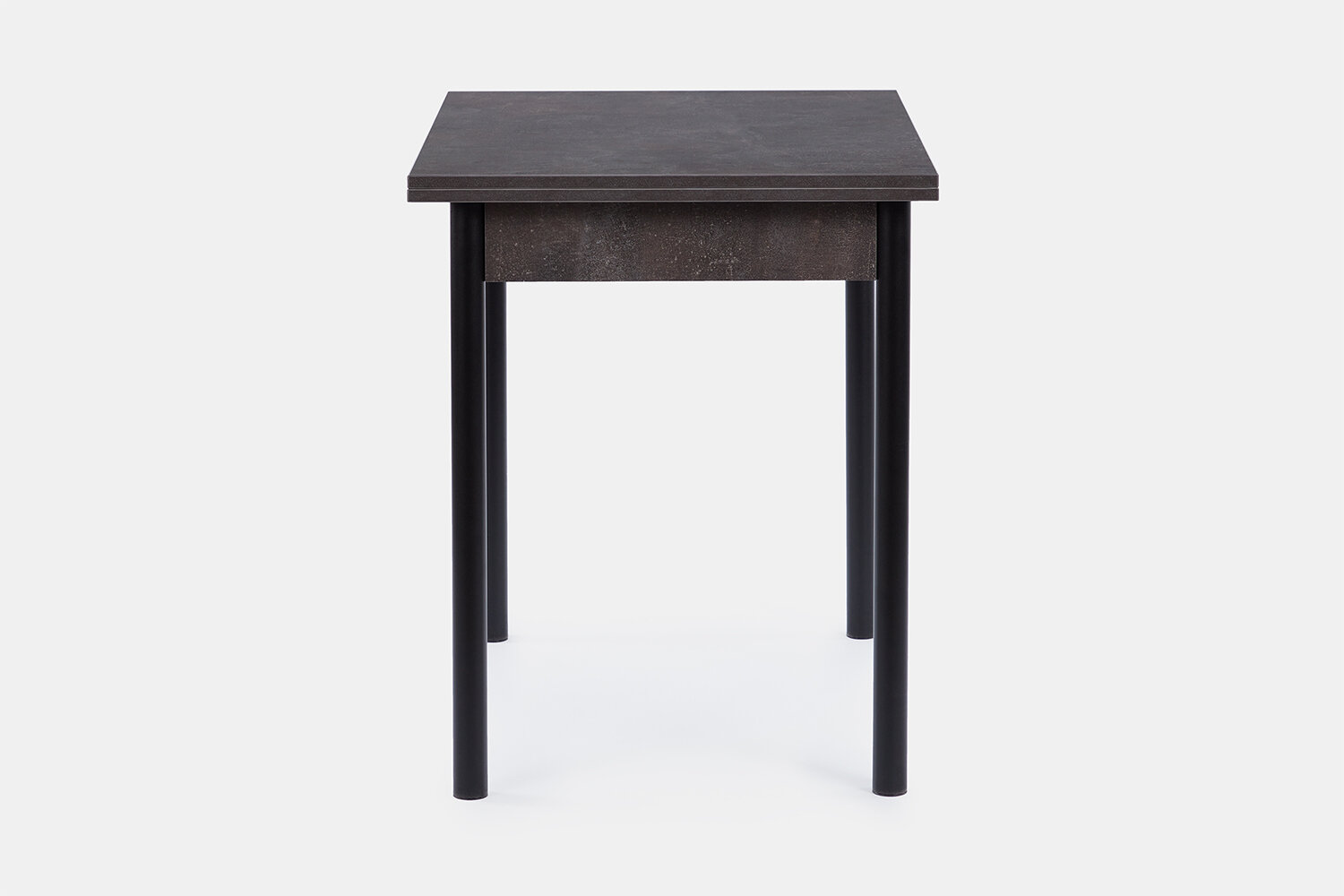 Кухонный стол раздвижной Hoff Родос, 80(120)х75х60 см, цвет ателье тёмный, чёрный муар - фотография № 3