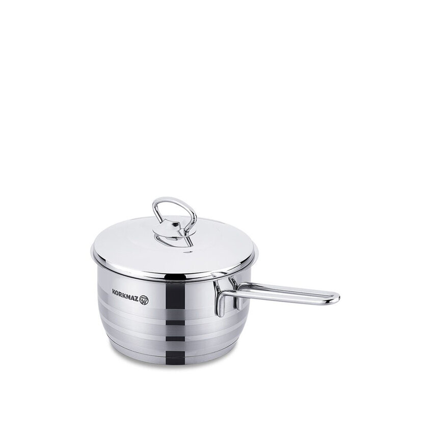 фото Кастрюля (ковш) со стеклянной крышкой Korkmaz серии Perla 1,6 л