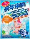 Наполнитель комкующийся Premium Pet Japan целлюлозно-полимерный с голубым индикатором для туалета кошек (7 л х 4 шт) - изображение
