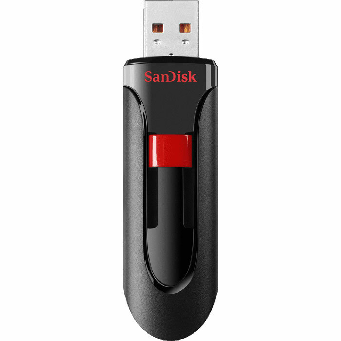 Флеш-диск USB 128Гб Sandisk Blade Glide (SDCZ60-128G-B35) черный