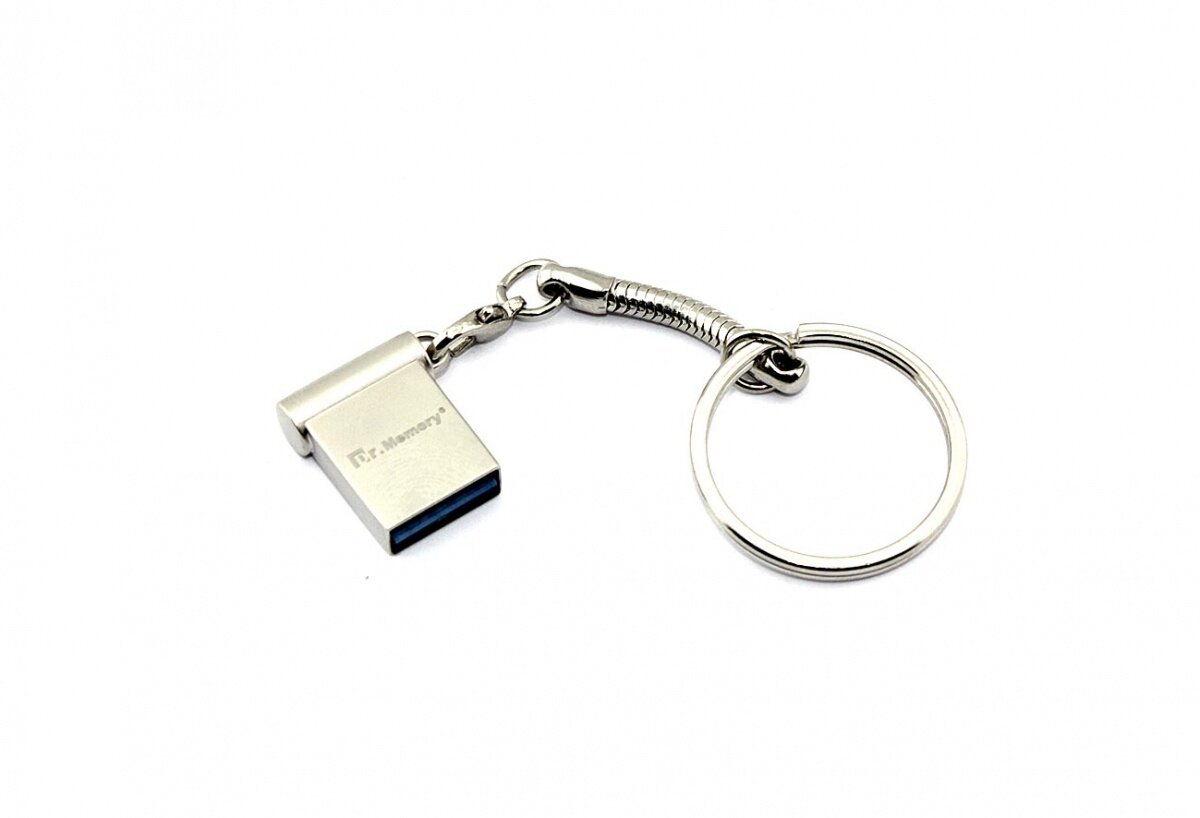 Флешка USB Dr. Memory mini 32GB, USB 3.0, серебристый