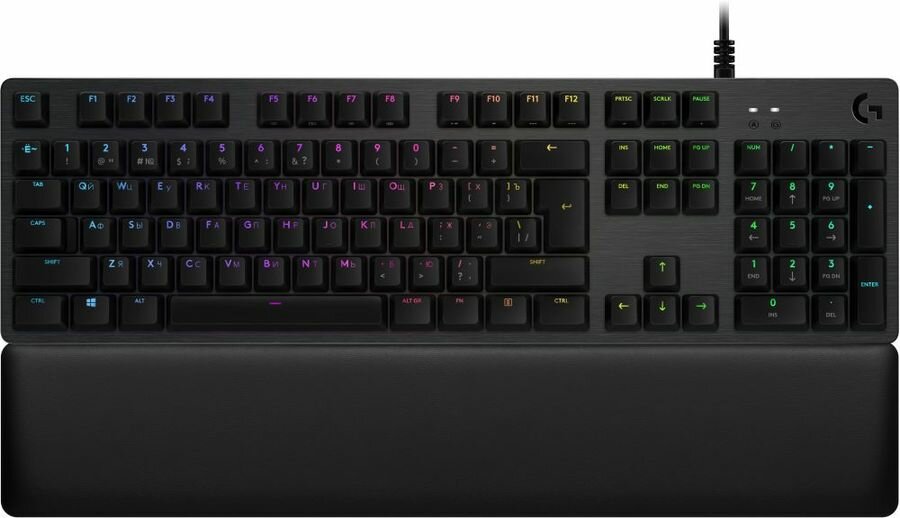 Клавиатура Logitech G513 Tactile (GX Red switches) механическая черный USB Multimedia for gamer LED