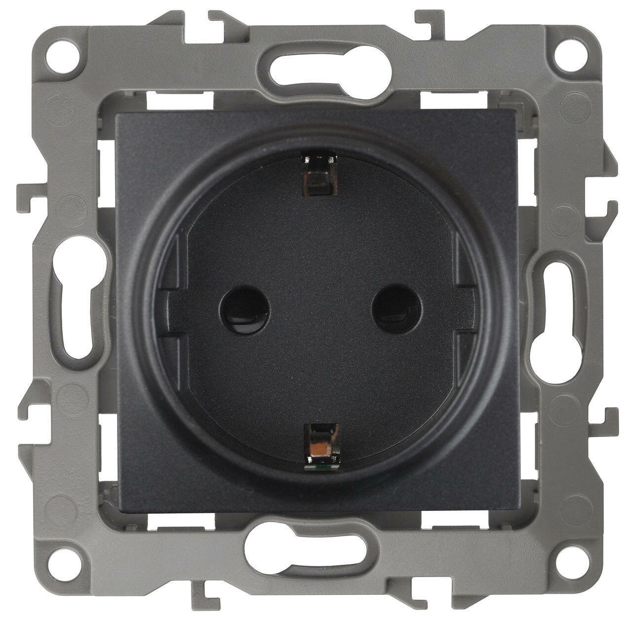 ЭРА Розетка ЭРА 12 2P E Schuko 16A 250V 12-2101-05 Б0014679