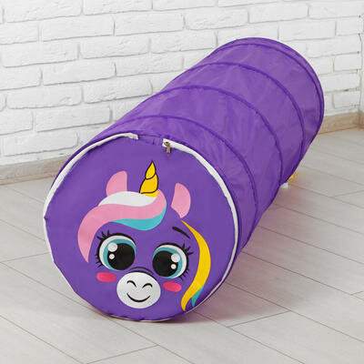 Игровой туннель для детей Единорог, цвет фиолетовый Школа талантов 3142295 .
