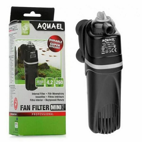 Aquael Фильтр внутренний Aquael FAN-mini plus для аквариума до 60 л, 260 л/ч