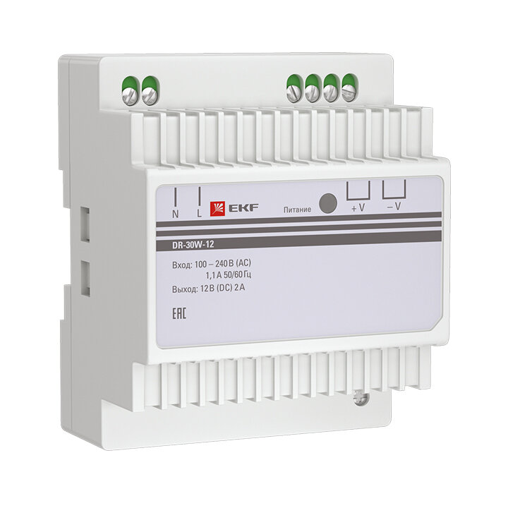 Блок питания 12В DR-30W-12 EKF PROxima. dr-30w-12 EKF