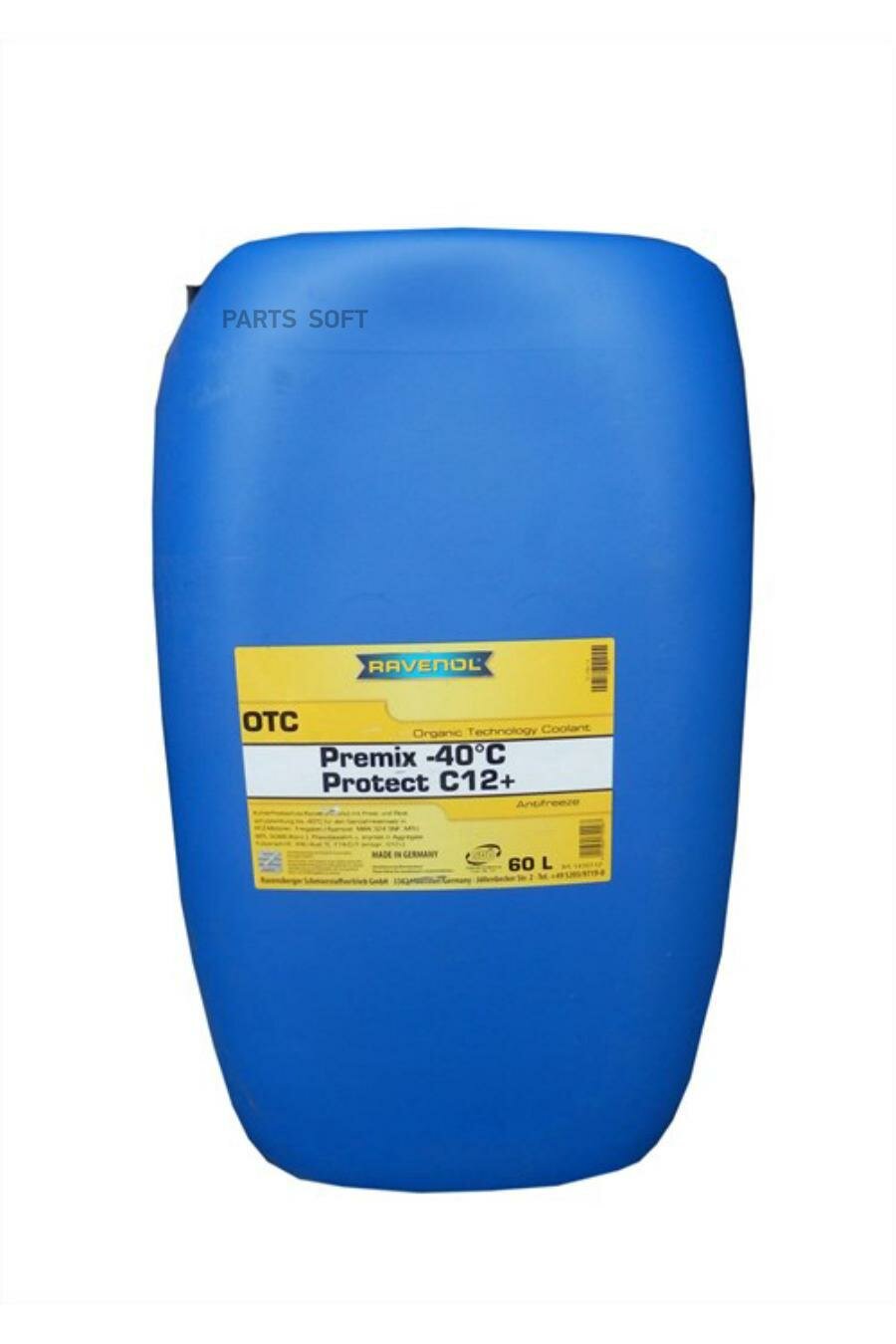 RAVENOL 141011206001999    .  RAVENOL OTC Organic Techn.Coolant Premix -40C (60)