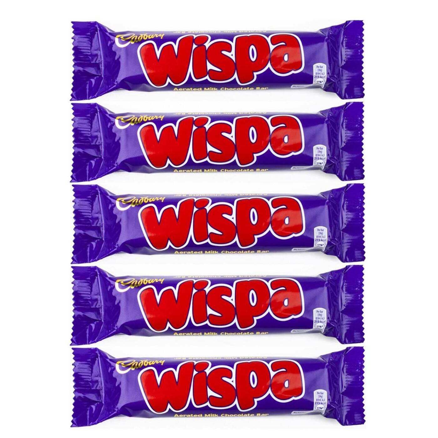 Шоколадный батончик Cadbury Виспа Wispa, 5 шт. по 36 гр.