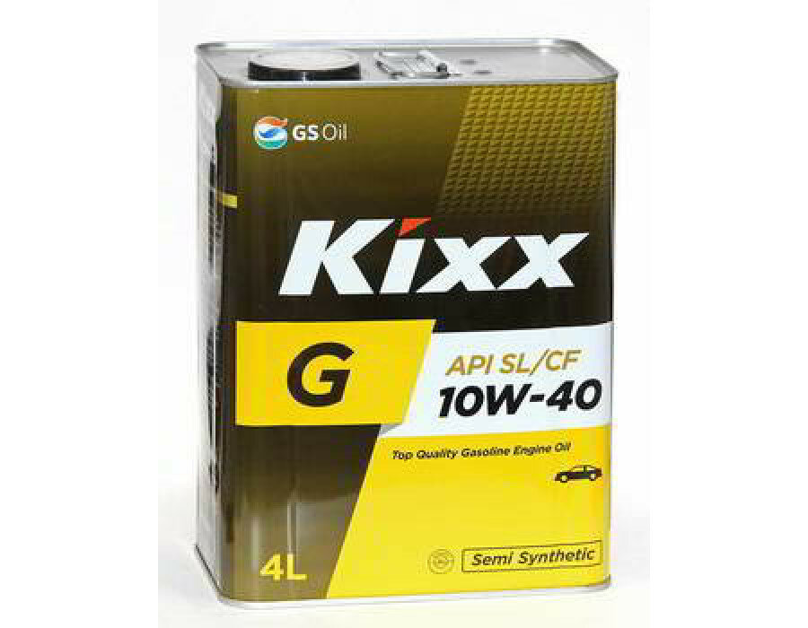 Kixx G SL/CF 10W-40 4L (масло моторное мет. канистра)